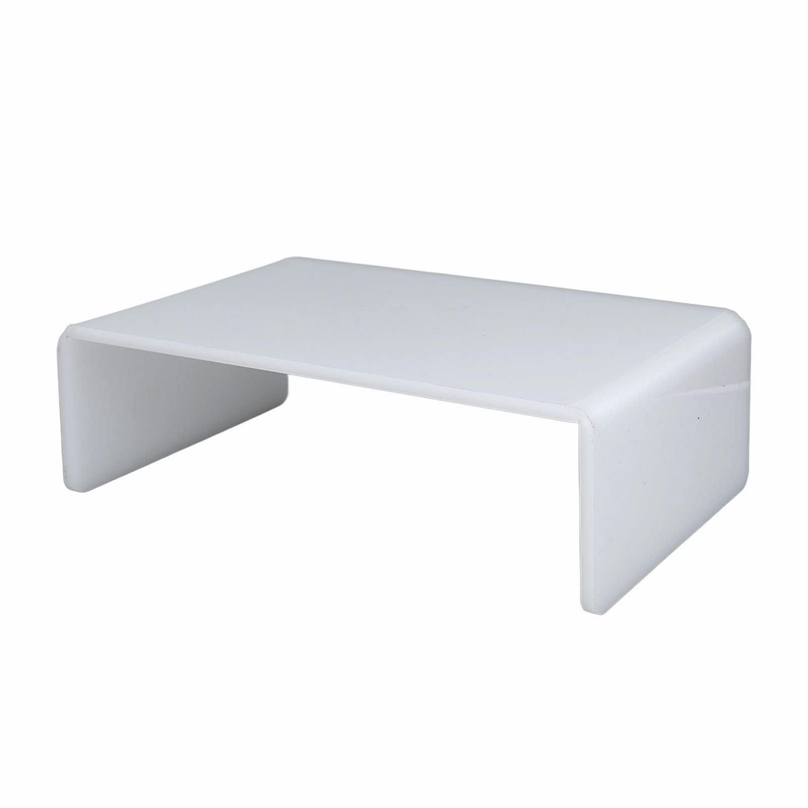 Подставка для монитора Акриловая Fernsher 27 x 16.5 x 8 см, Белая, фото №6