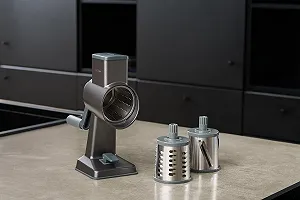 Ручна терка Zyliss Aluminium Drum Grater Set з ручкою synthetic.ua - Фото 1