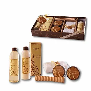 Набір для ванни та догляду Bella Natura No. 129 (7 предметів) із зеленим чаєм - Фото 1