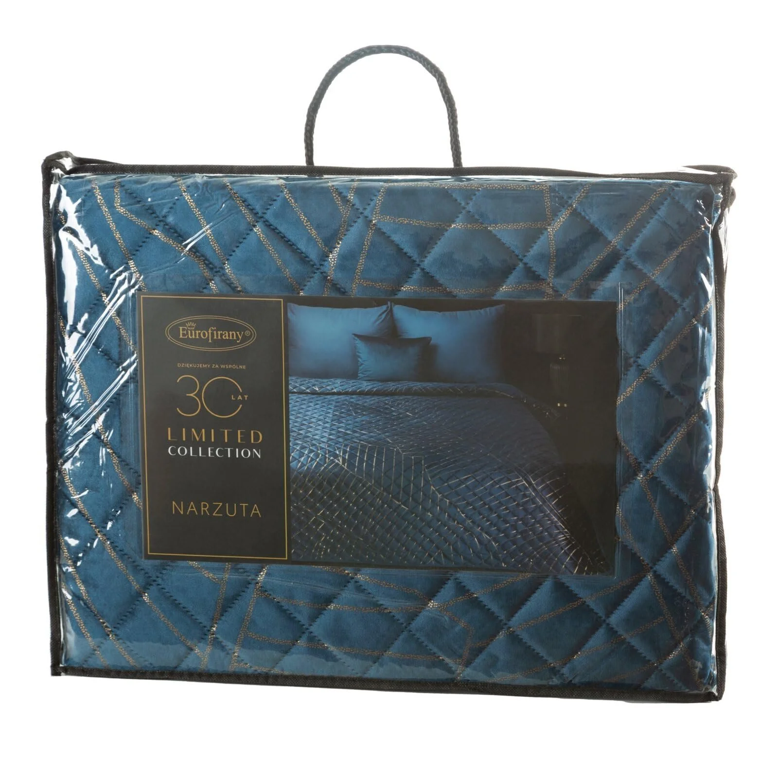Покрывало стеганое Eurofirany Terra Collection Однотонная стежка Всесезонное одеяло Бархатное одеяло Велюр MUSA2 Темно-синий + Золотой, 170 x 210 см, фото №4 Покрывало стеганое Eurofirany Terra Collection Однотонная стежка Всесезонное одеяло Бархатное одеяло Велюр MUSA2 Темно-синий + Золотой, 170 x 210 см, фото №4