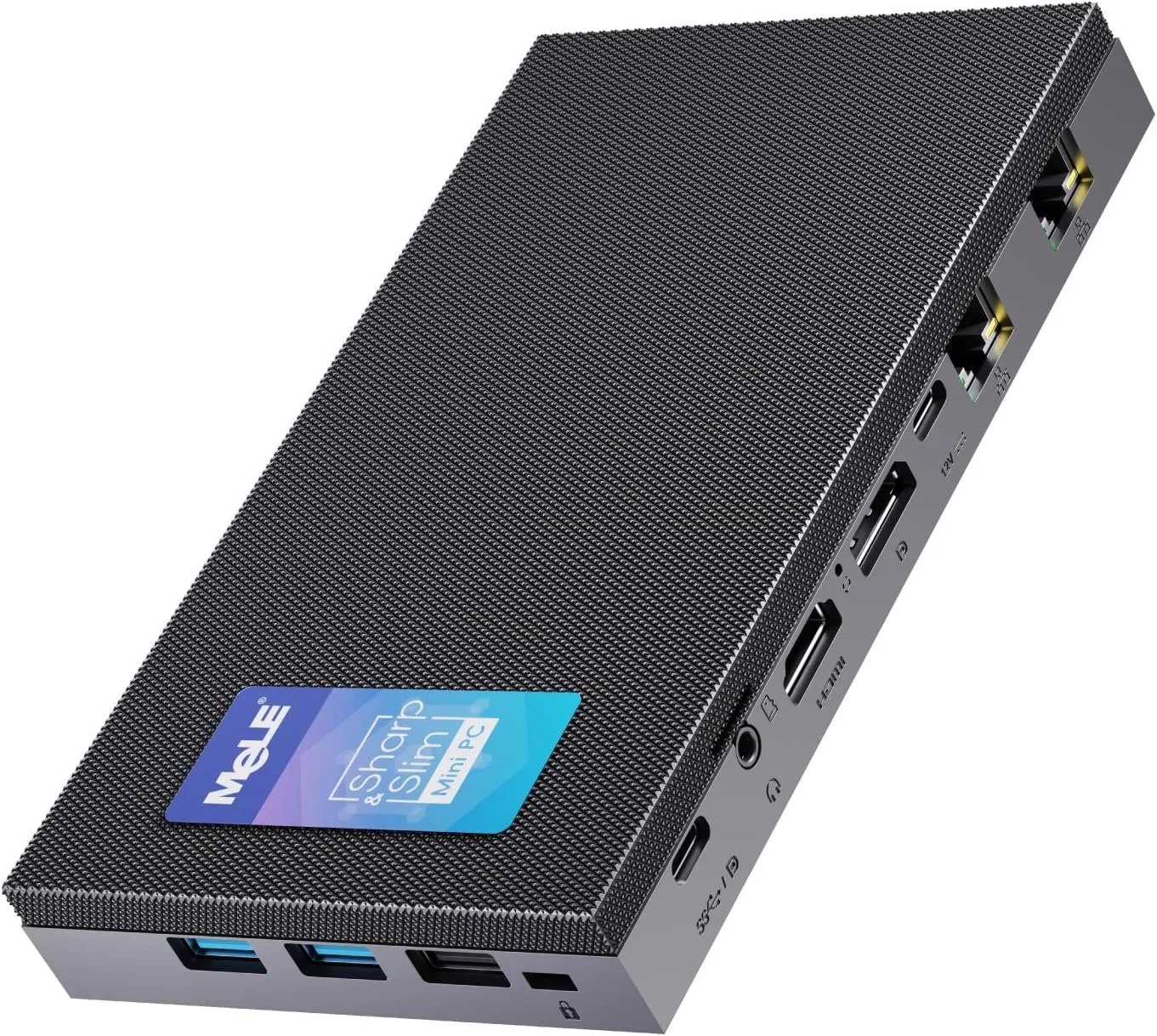 Міні ПК MeLE Quieter DL F5Q / Intel N100 / RAM 16GB / SSD 512GB / 2 х HDMI / LAN / Wi-Fi 5 / Bluetooth 5.1 / Windows 11 / Black, фото №1 Міні ПК MeLE Quieter DL F5Q / Intel N100 / RAM 16GB / SSD 512GB / 2 х HDMI / LAN / Wi-Fi 5 / Bluetooth 5.1 / Windows 11 / Black, фото №1