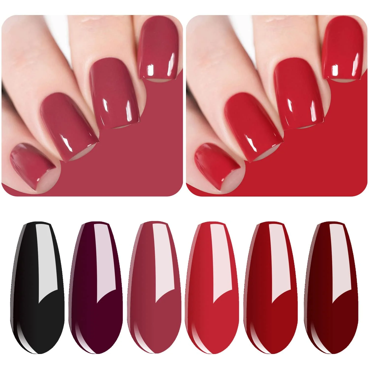 Гель-лак Vishine Classic, набір 8 мл, фото №6