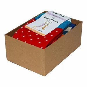 Носки Doris & Dude Bamboo Organic Crew 4 пары в подарочной коробке Med 3-7 Polka Spots Разноцветные Мягкие Прочные Экологичные Гладкий носок Дышащие synthetic.ua - Фото 1