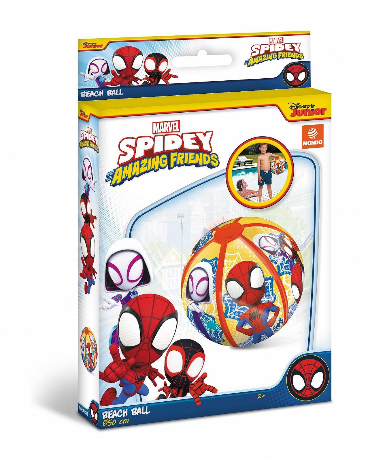 Мяч пляжный Mondo Toys Marvel Spidey 50 см, фото №2