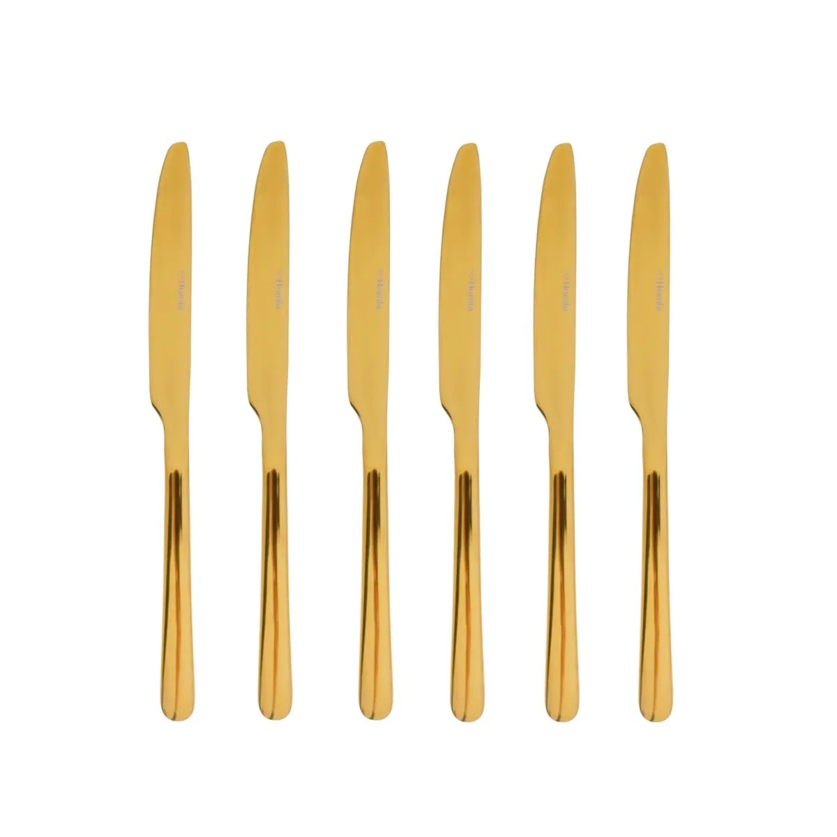 Набір столових приборів HOMLA Lugano 24 предмети нержавіюча сталь Золотий, фото №4 Набір столових приборів HOMLA Lugano 24 предмети нержавіюча сталь Золотий, фото №4