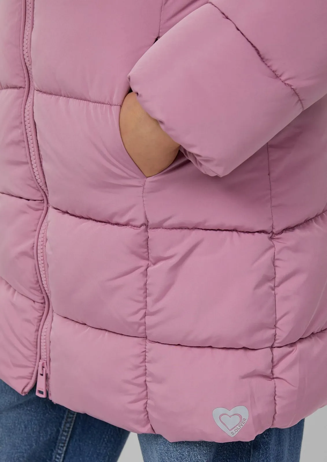 Теплое стеганое пальто s.Oliver с плюшевой подкладкой Teddy, фото №5