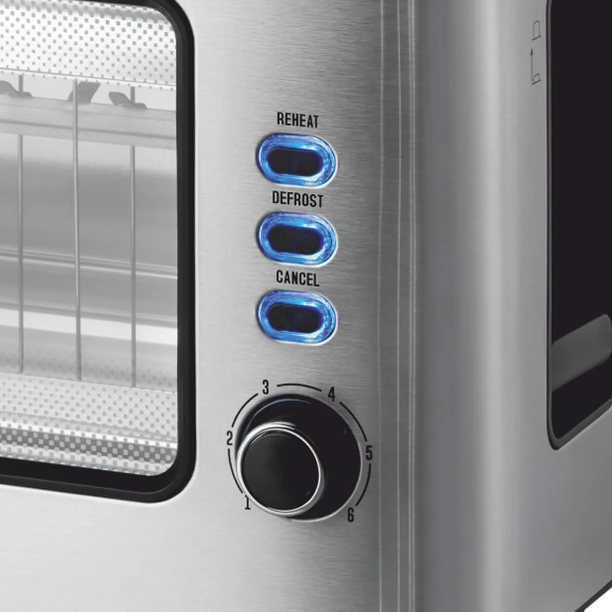 Тостер HAEGER Window 1000 Вт, нержавіюча сталь, фото №4