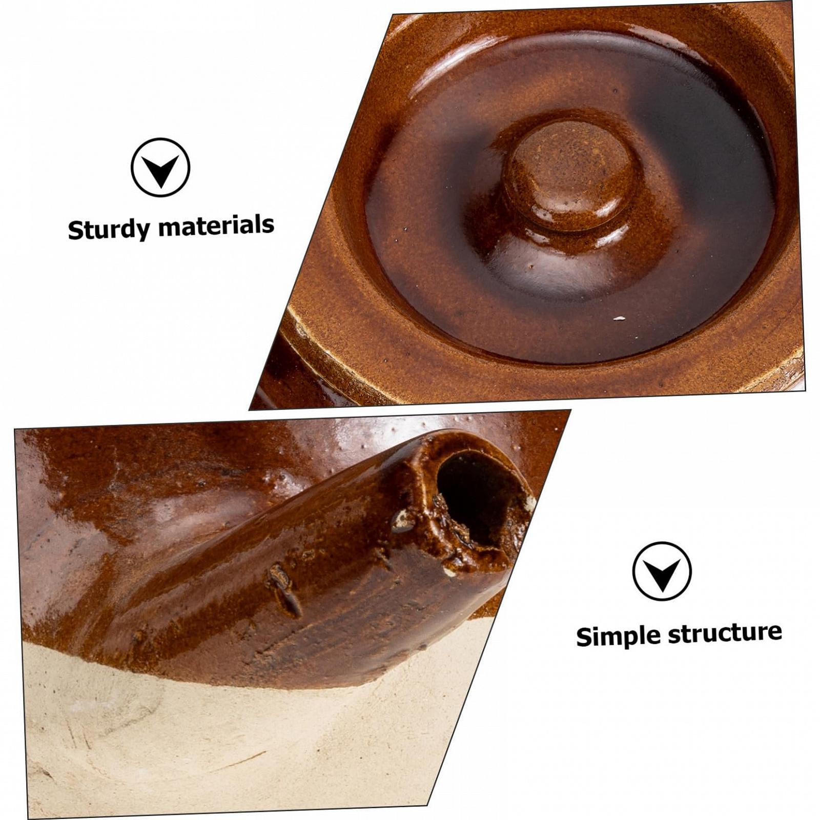 Горшок для приготовления GALPADA керамический термостойкий антипригарный для плиты и газа, фото №3