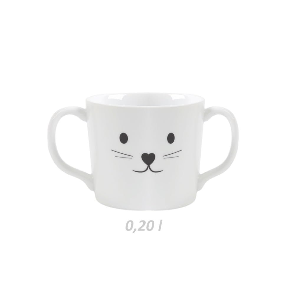 Дитяча чашка Holst Porzellan KID 004 Фарфорова Mausi-Baer Білий, 2 шт, фото №4