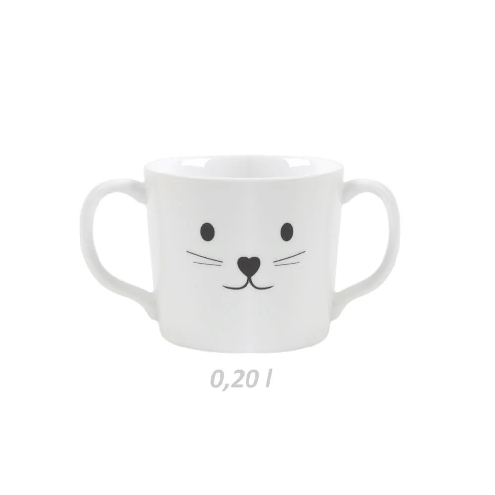 Детский набор для какао Holst Porzellan KID 004 UTA Mausi Bear, 2 предмета, фарфор, белый, фото №2 Детский набор для какао Holst Porzellan KID 004 UTA Mausi Bear, 2 предмета, фарфор, белый, фото №2