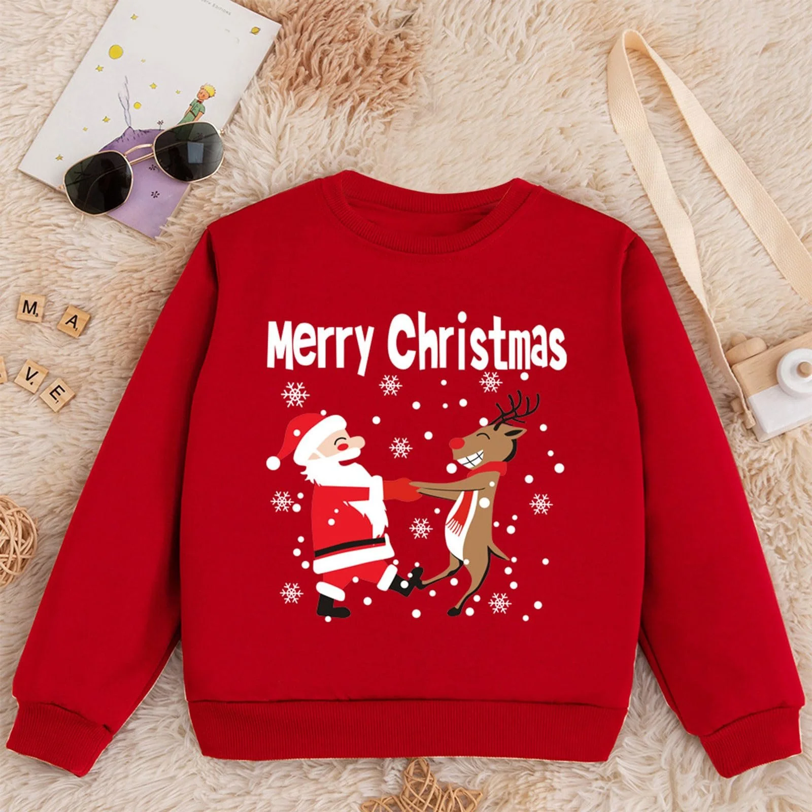 Рождественский джемпер Orbgons для девочек, фото №2