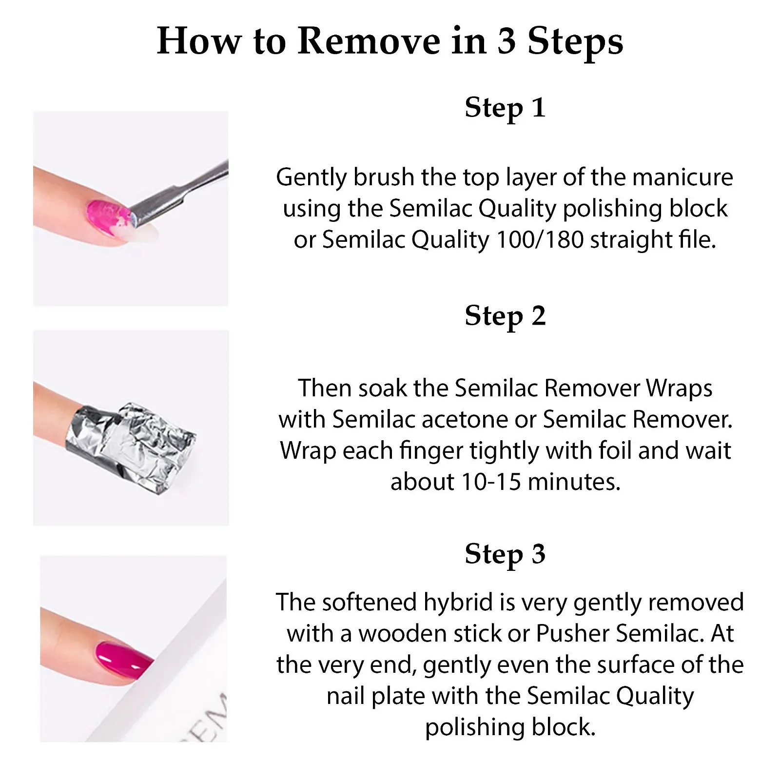 Базове покриття та верхнє покриття для гель-лаку SEMILAC Набір 2 x 7 мл, фото №3