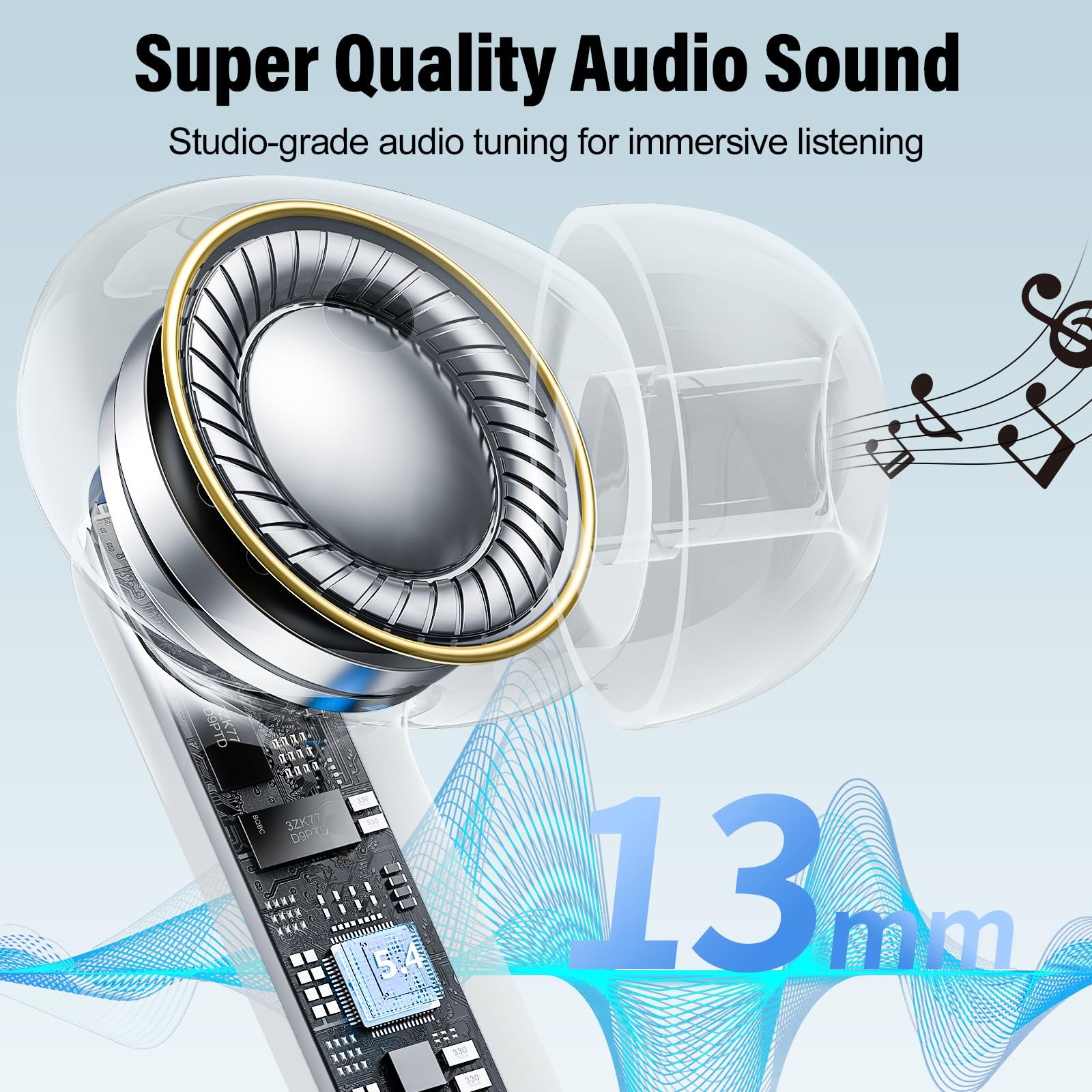 Навушники для перекладу з мікрофоном для подорожей/бізнесу/навчання, фото №4