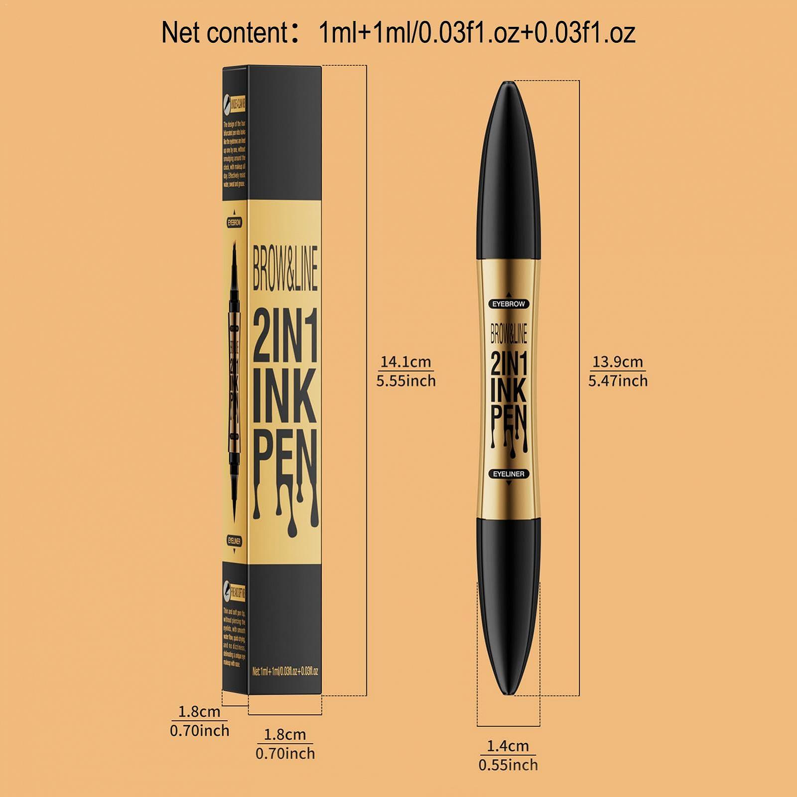 Олівець для брів Microblading 2-в-1 з 4-зубцевим наконечником, фото №4