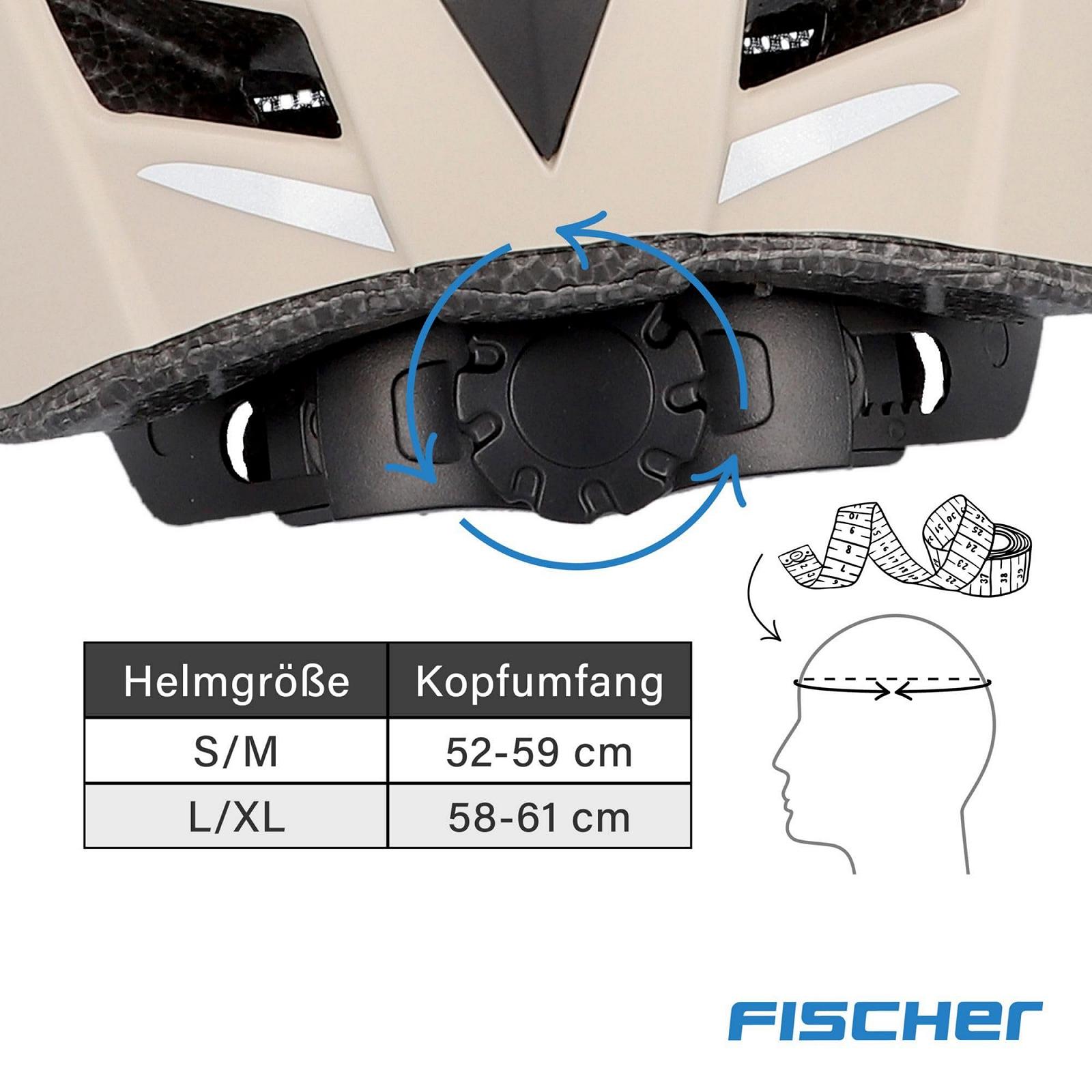 Шлем Fischer Urban Plus с LED подсветкой, фото №10