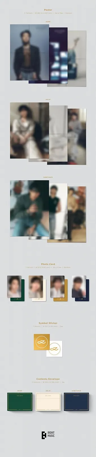 Альбом JUNGKOOK 1st Solo Album Gold [Solid Version], фото №4