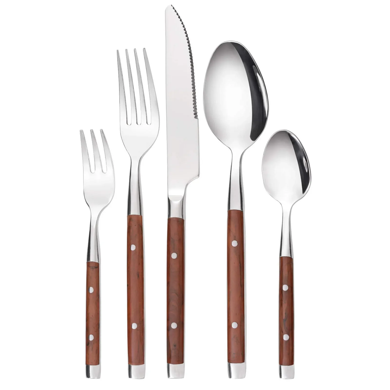 Набір столових приборів GRÄWE Bamberg, 10 предметів, коричневий, фото №1 Набір столових приборів GRÄWE Bamberg, 10 предметів, коричневий, фото №1