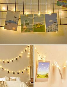 Гірлянда Cshare 20 LED для фотографій з кліпсами 2 м - Фото 1