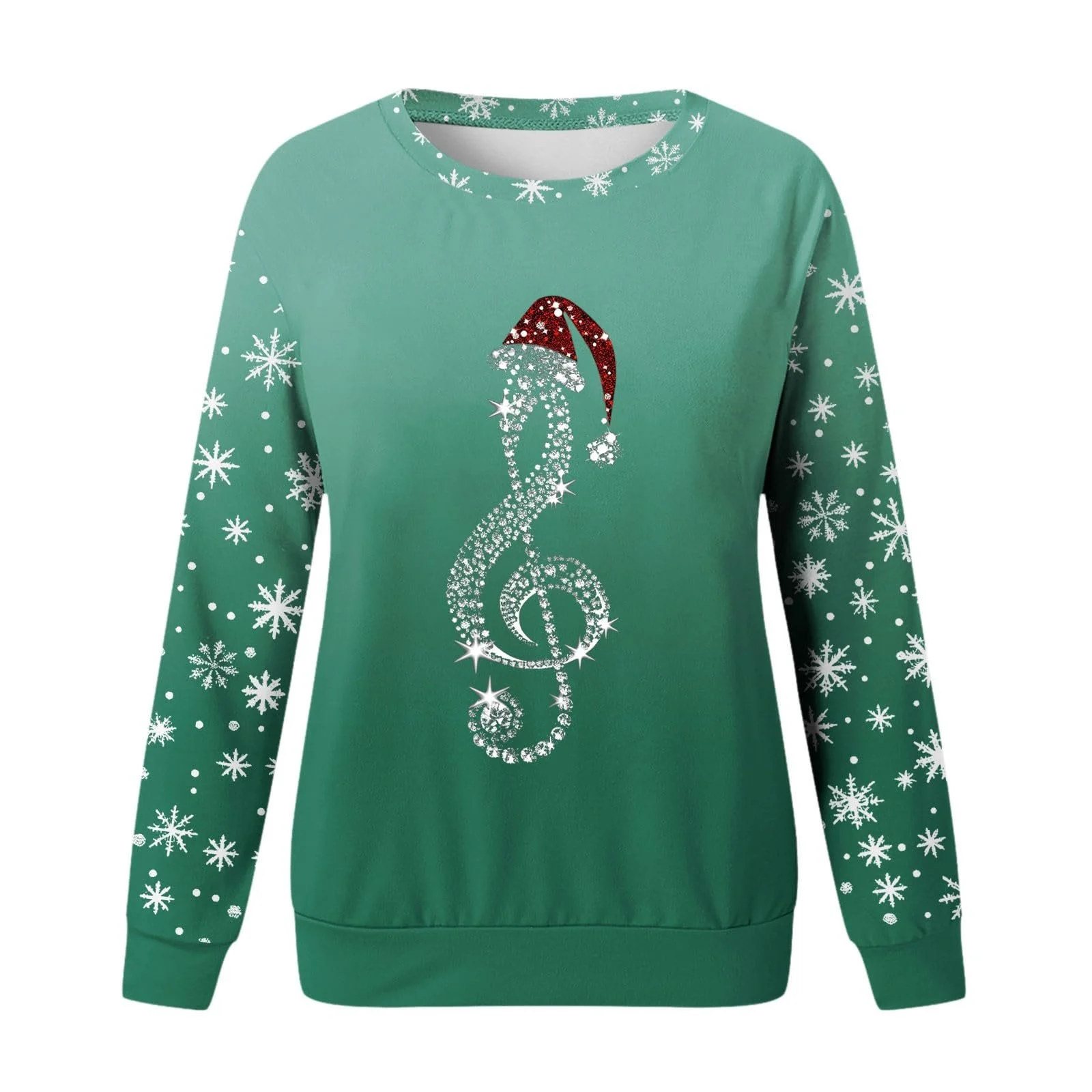 Рождественский джемпер Женский Рождественский джемпер С длинными рукавами С принтом Свободный крой Круглый вырез Зимний теплый Флисовый Merry Christmas, фото №2 Рождественский джемпер Женский Рождественский джемпер С длинными рукавами С принтом Свободный крой Круглый вырез Зимний теплый Флисовый Merry Christmas, фото №2