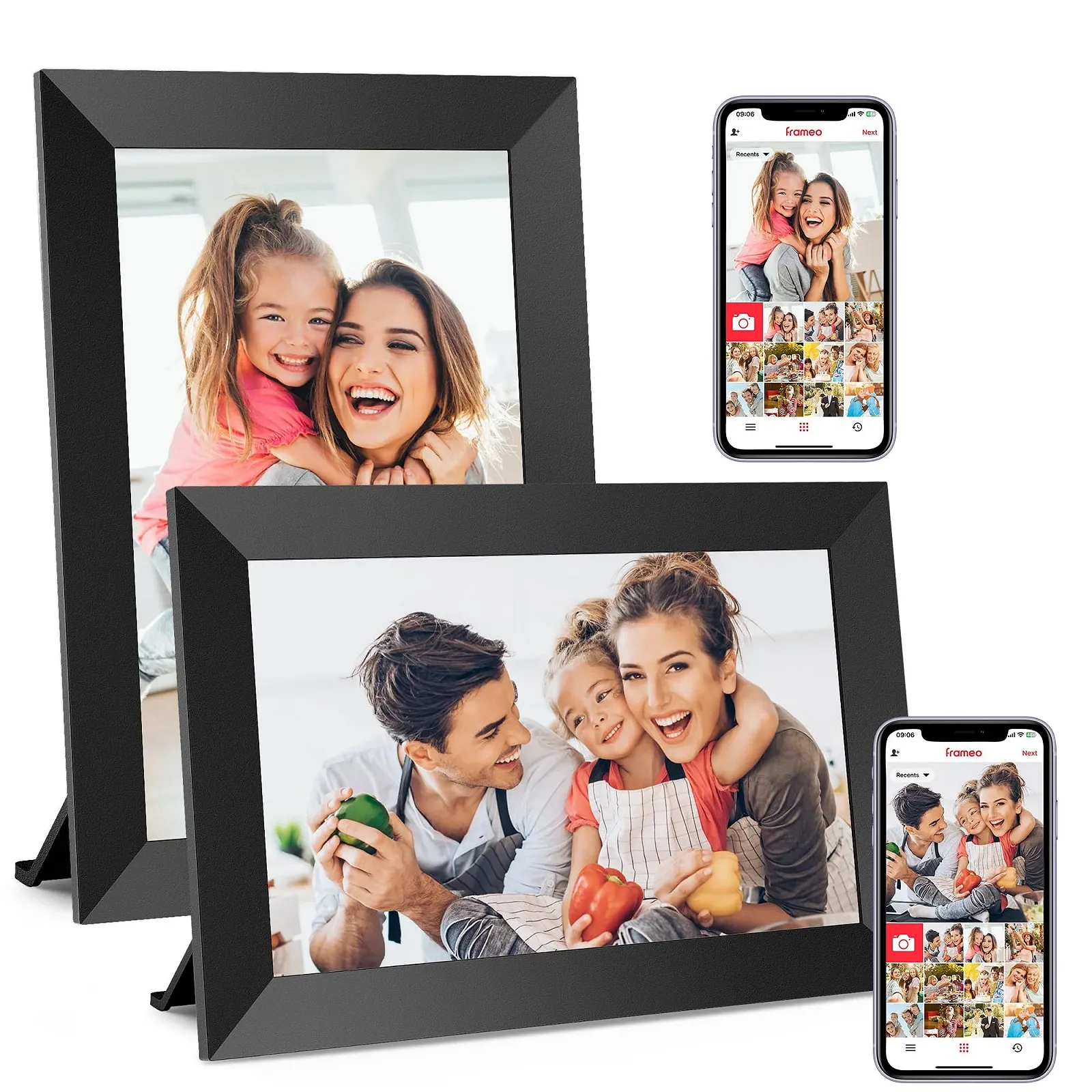 Цифровая фоторамка BIGASUO Набор из 2 шт. 10.1 дюйма 1280 x 800 IPS Сенсорный экран 32 GB Автоповорот, фото №1 Цифровая фоторамка BIGASUO Набор из 2 шт. 10.1 дюйма 1280 x 800 IPS Сенсорный экран 32 GB Автоповорот, фото №1
