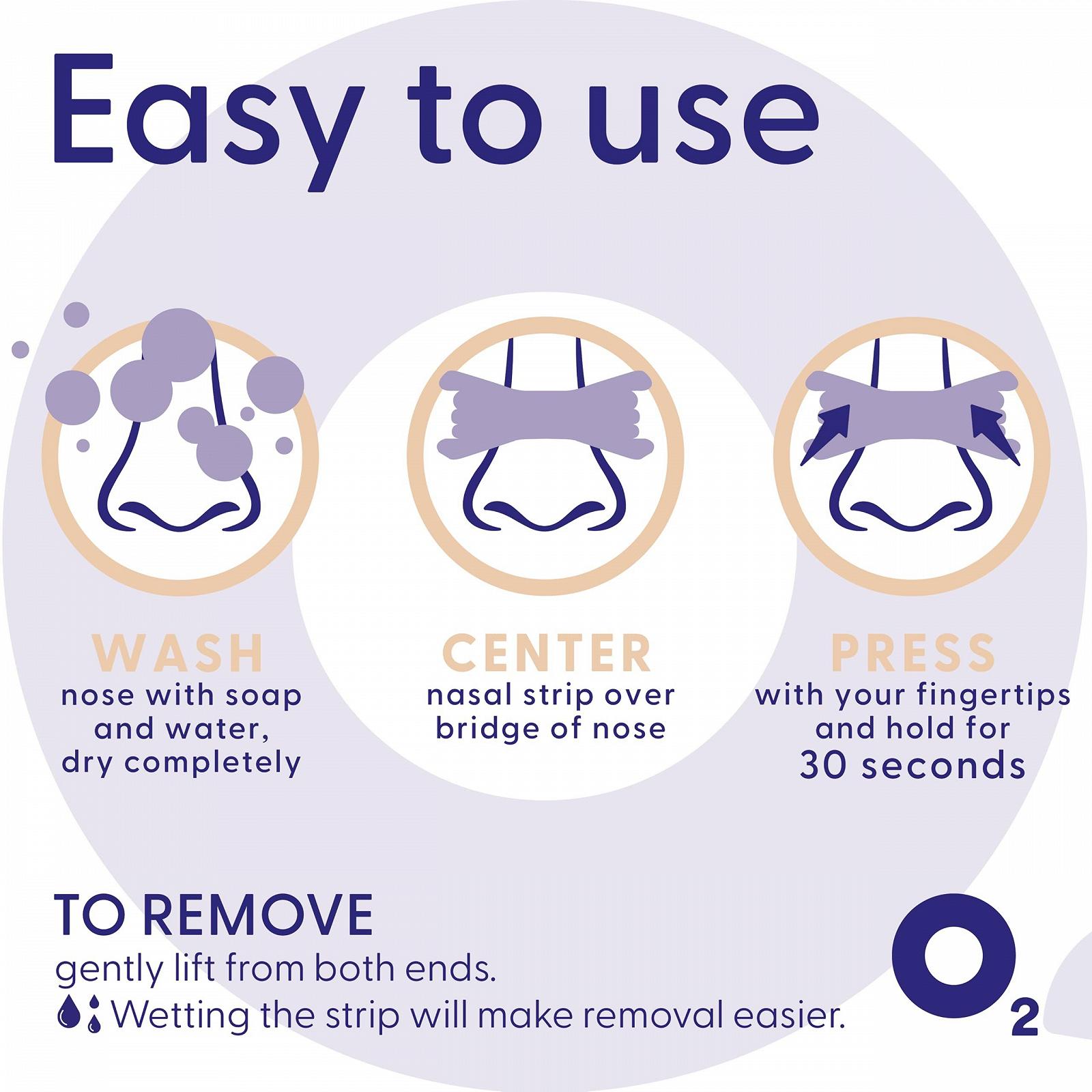 Носові пластирі Air Max 30 шт світло-коричневого кольору, фото №7