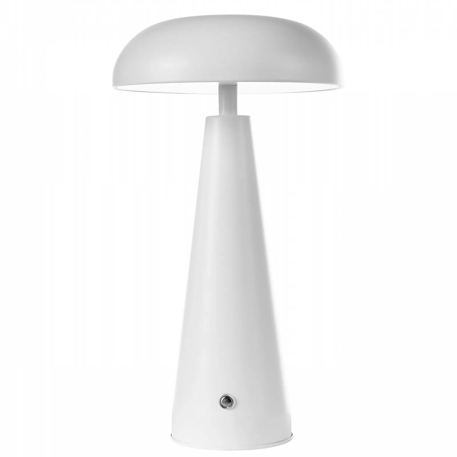 Настільна лампа Bocono LED Металева Біла з функцією димування Акумуляторна Бездротова, фото №4