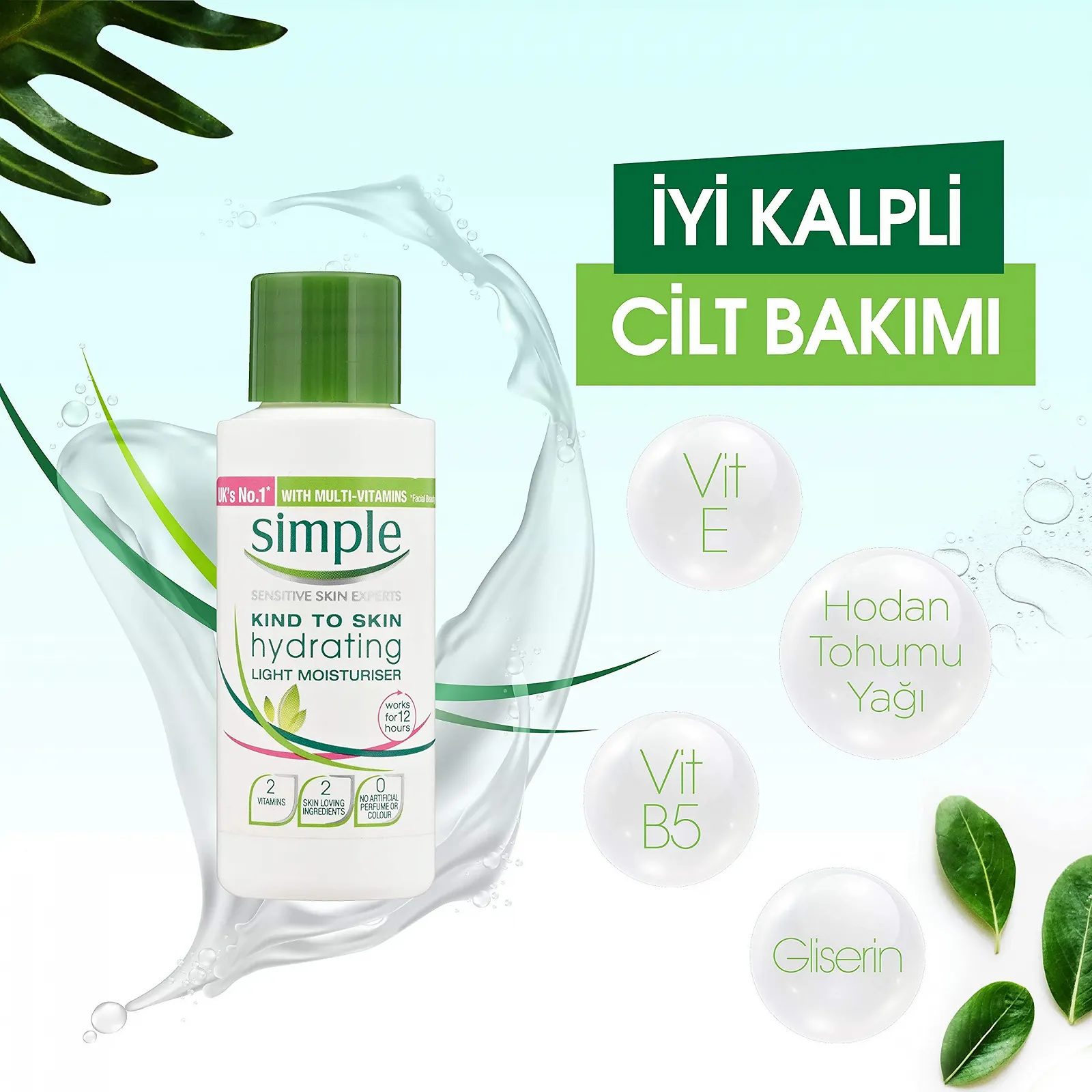 Зволожувальний легкий крем Simple Kind To Skin Hydrating Light 50 ml, фото №2 Зволожувальний легкий крем Simple Kind To Skin Hydrating Light 50 ml, фото №2