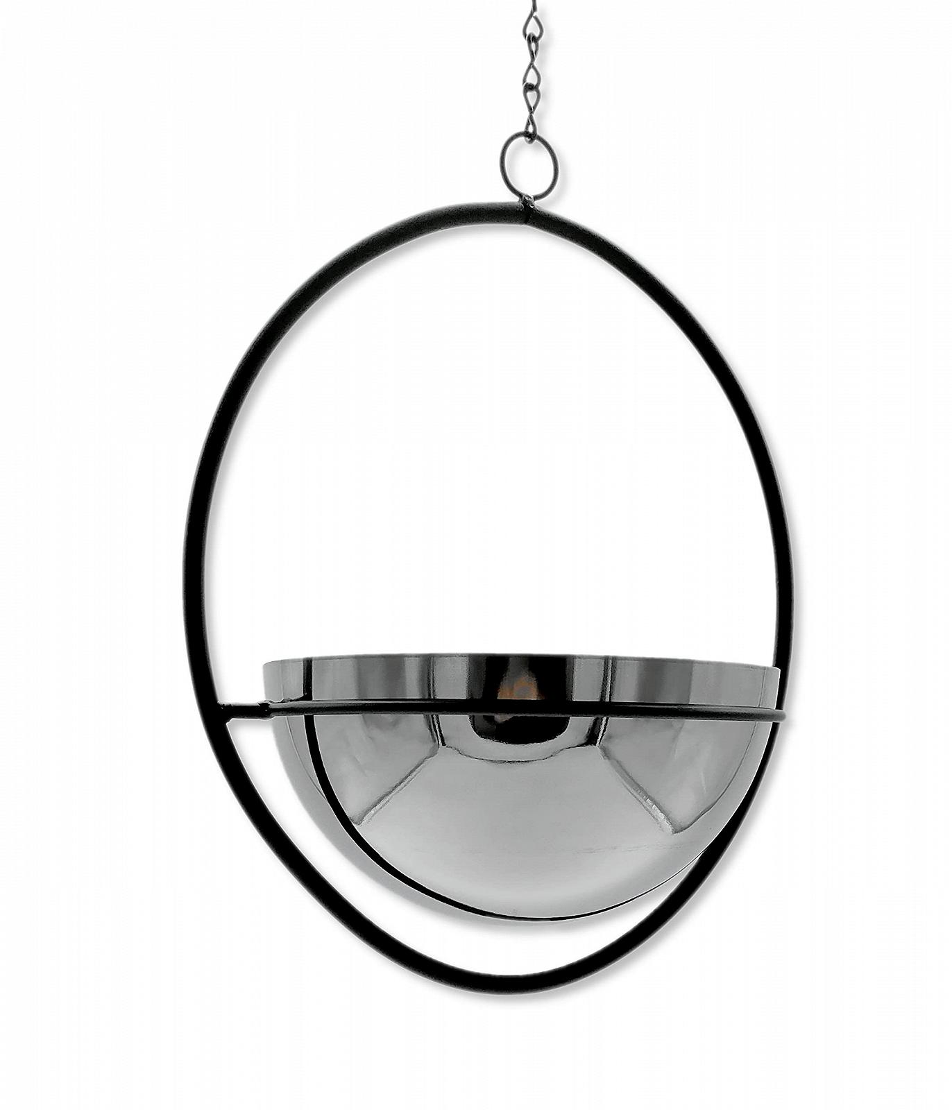 Підвісний кошик DARO DEKO 18 x 43 см Метал Чорний/Сріблястий, фото №2