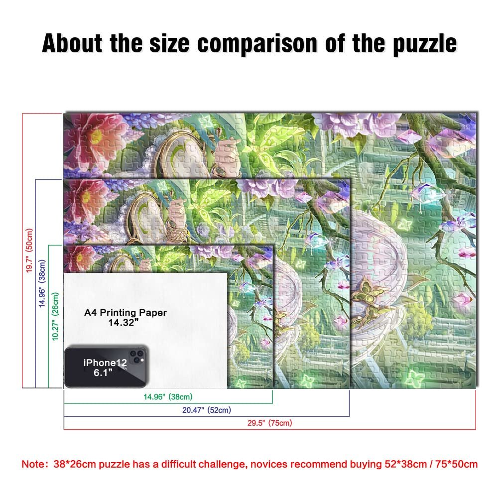 Пазл Genshin Impact Nahida 1000 деталей 26 x 38 см картонный от 12 лет, фото №3