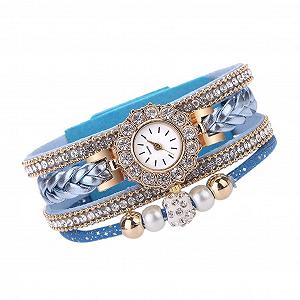 Мужские часы Generisch плетеные винтажные часы-браслет кварцевые - Фото 1