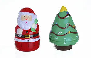 Купить Таймер для яиц Excelsa Christmas Christmas Assorted пластиковый зеленый/красный 7 x 7 x 10 см - Фото 1 Таймер для яиц Excelsa Christmas Christmas Assorted пластиковый зеленый/красный 7 x 7 x 10 см - Фото 1