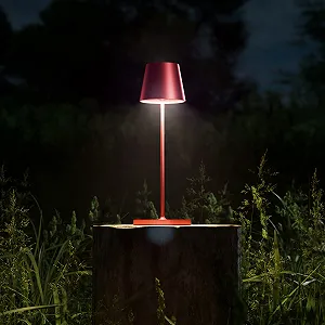 Настільна лампа SIGOR Nuindie акумуляторна LED IP54 38 см Вишнево-червоний synthetic.ua - Фото 1