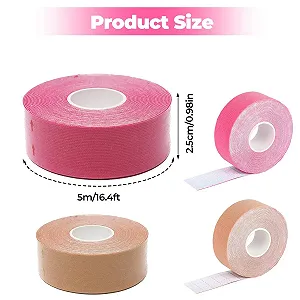 Тейп для подтяжки 4 шт. 2,5 см x 5 м для контура лица synthetic.ua - Фото 1