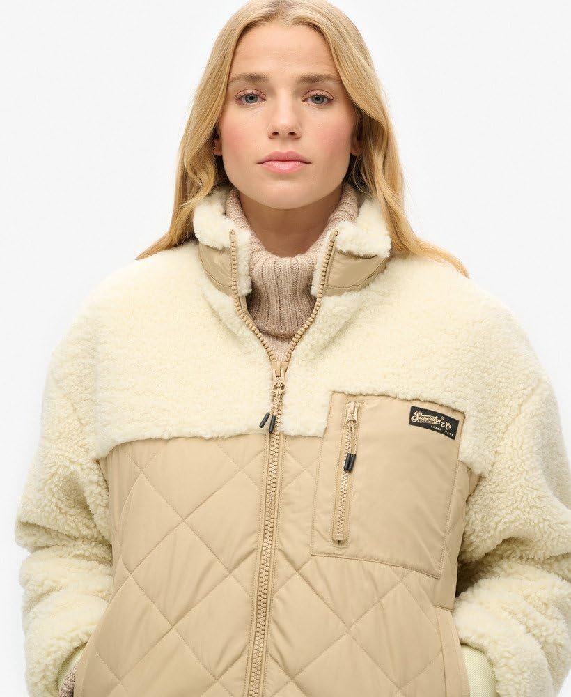 Женская флисовая куртка Superdry Workwear Hybrid, фото №3