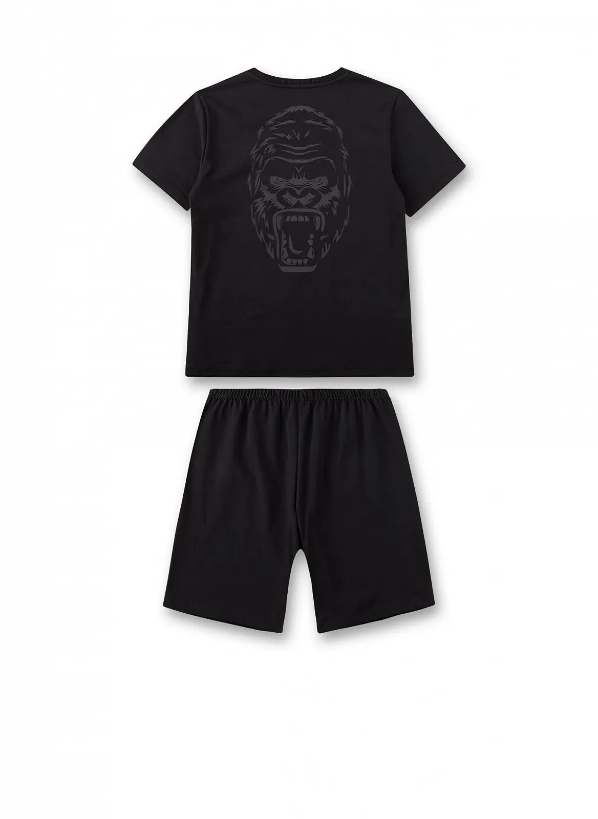 Піжама Sanetta для хлопчиків Коротка Темно-синя, фото №2