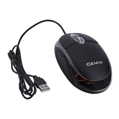 Мышка Gemix GM105 USB black GM105Bk, фото №4 Мышка Gemix GM105 USB black GM105Bk, фото №4