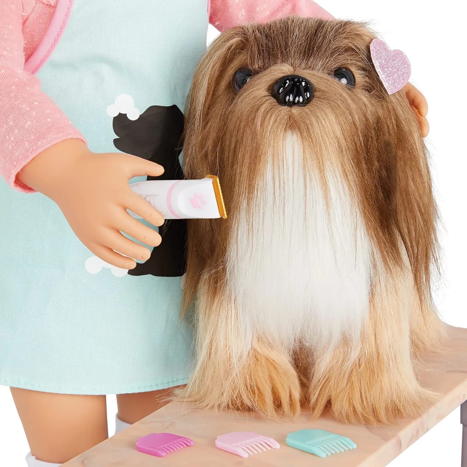 Собака Our Generation BD35162Z Лхаса Апсо 15 см с аксессуарами для стайлинга, фото №5 Собака Our Generation BD35162Z Лхаса Апсо 15 см с аксессуарами для стайлинга, фото №5