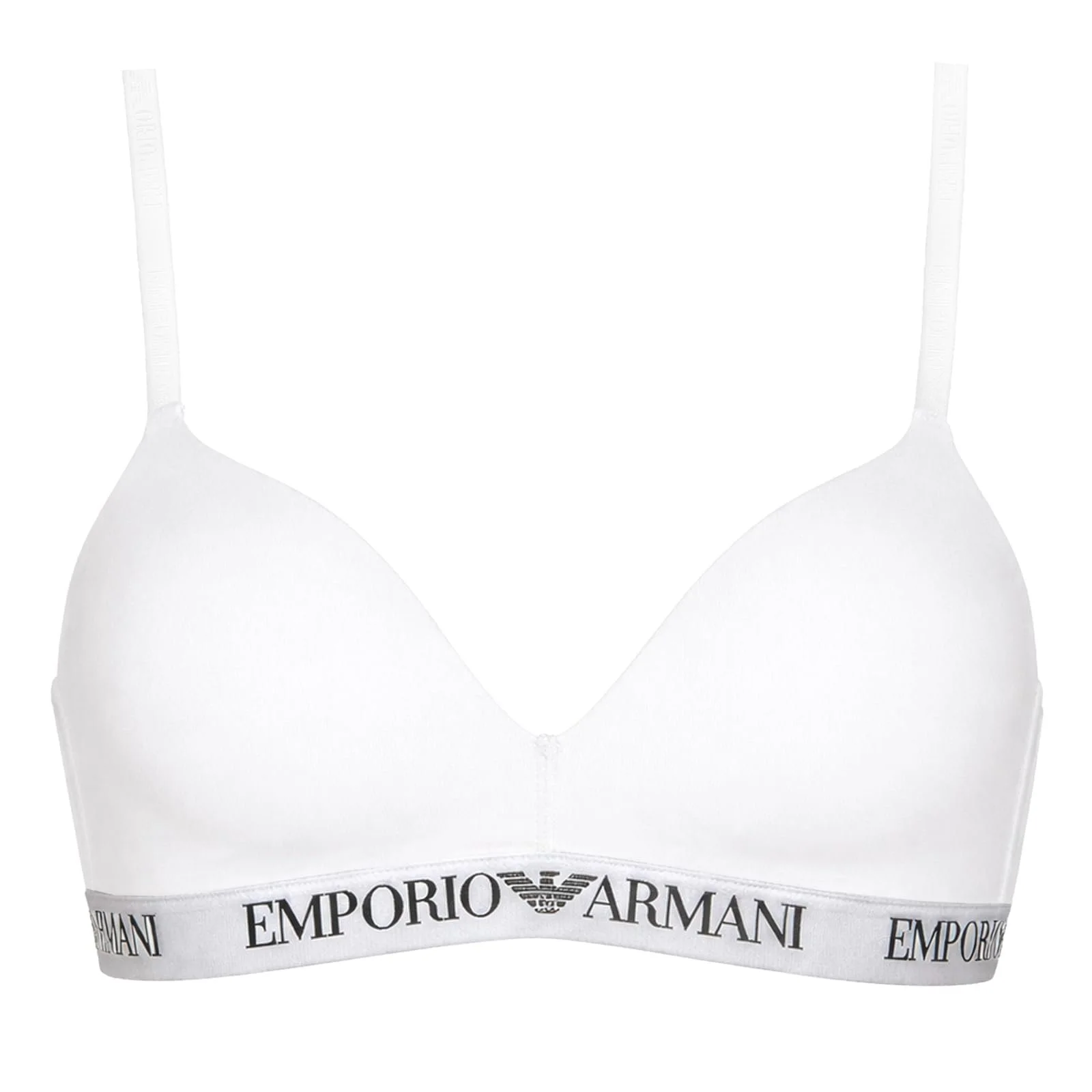 Бюстгальтер Emporio Armani Essential Cotton з ущільненими чашками, фото №1 Бюстгальтер Emporio Armani Essential Cotton з ущільненими чашками, фото №1