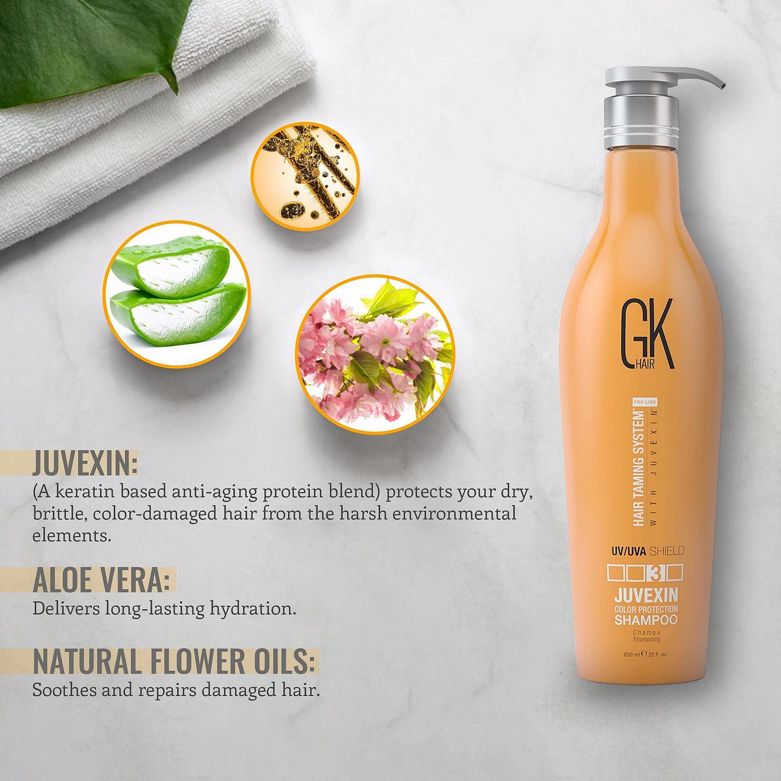 Шампунь GKhair Juvexin Shield 650 мл, фото №4