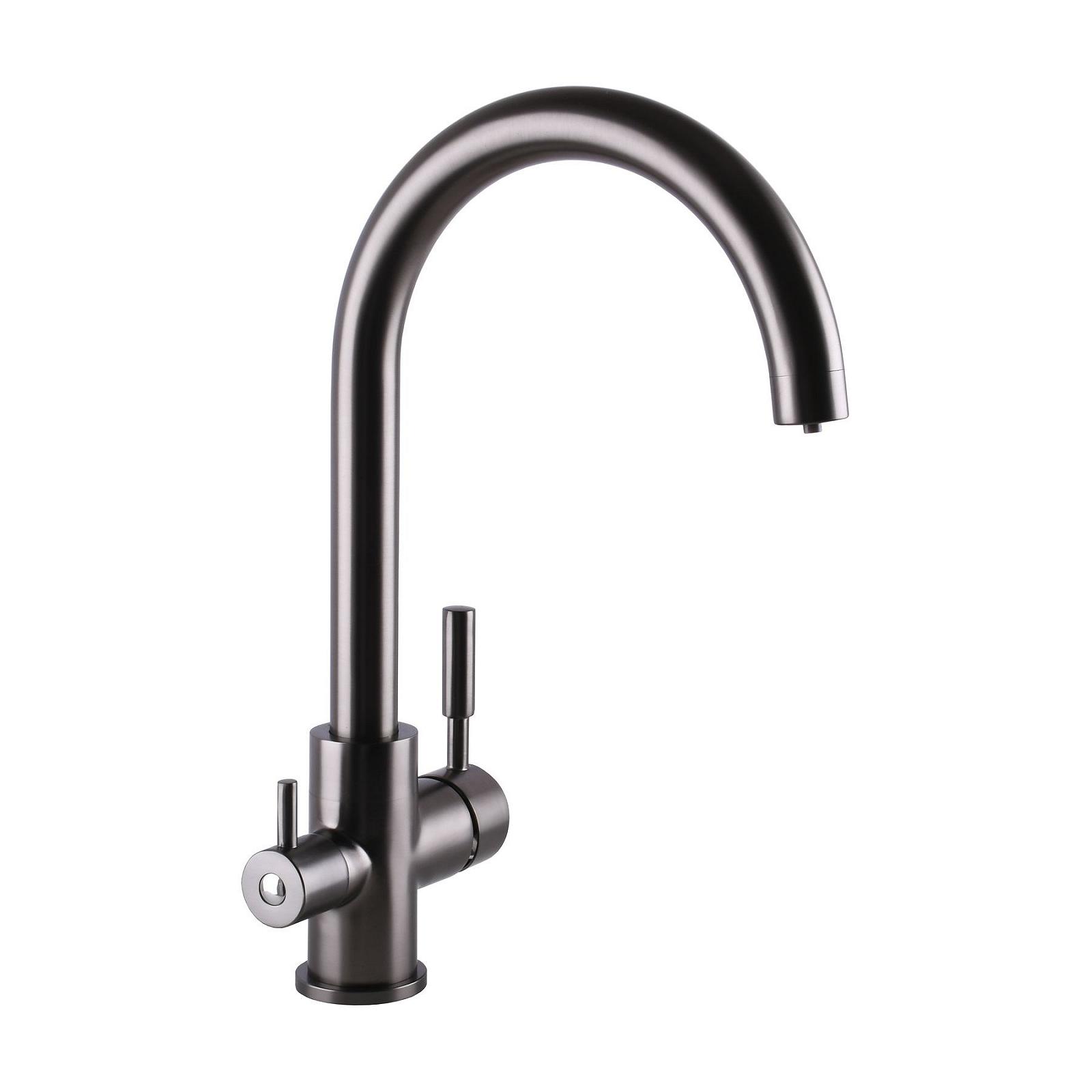 Змішувач для кухні під осмос Globus Lux LAZER GLLR-0333-11-GRAPHITE, фото №1 Змішувач для кухні під осмос Globus Lux LAZER GLLR-0333-11-GRAPHITE, фото №1