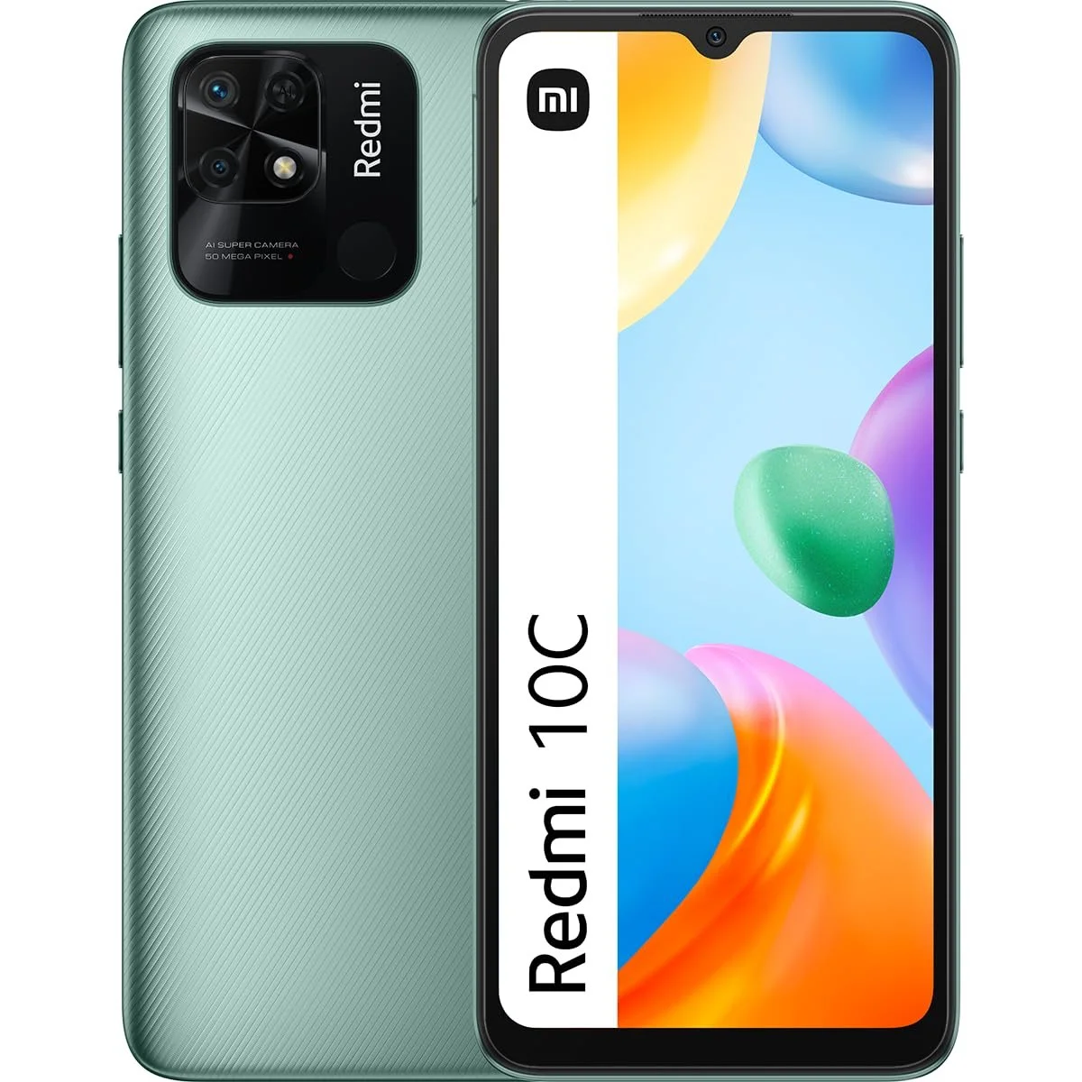 Смартфон Xiaomi Redmi 10C 4/128GB Mint Green, фото №1