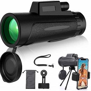 Монокуляр Avicsun 12X50 HD з тримачем мобільного телефону та портативним штативом FMC BAK4 водонепроникний - Фото 1