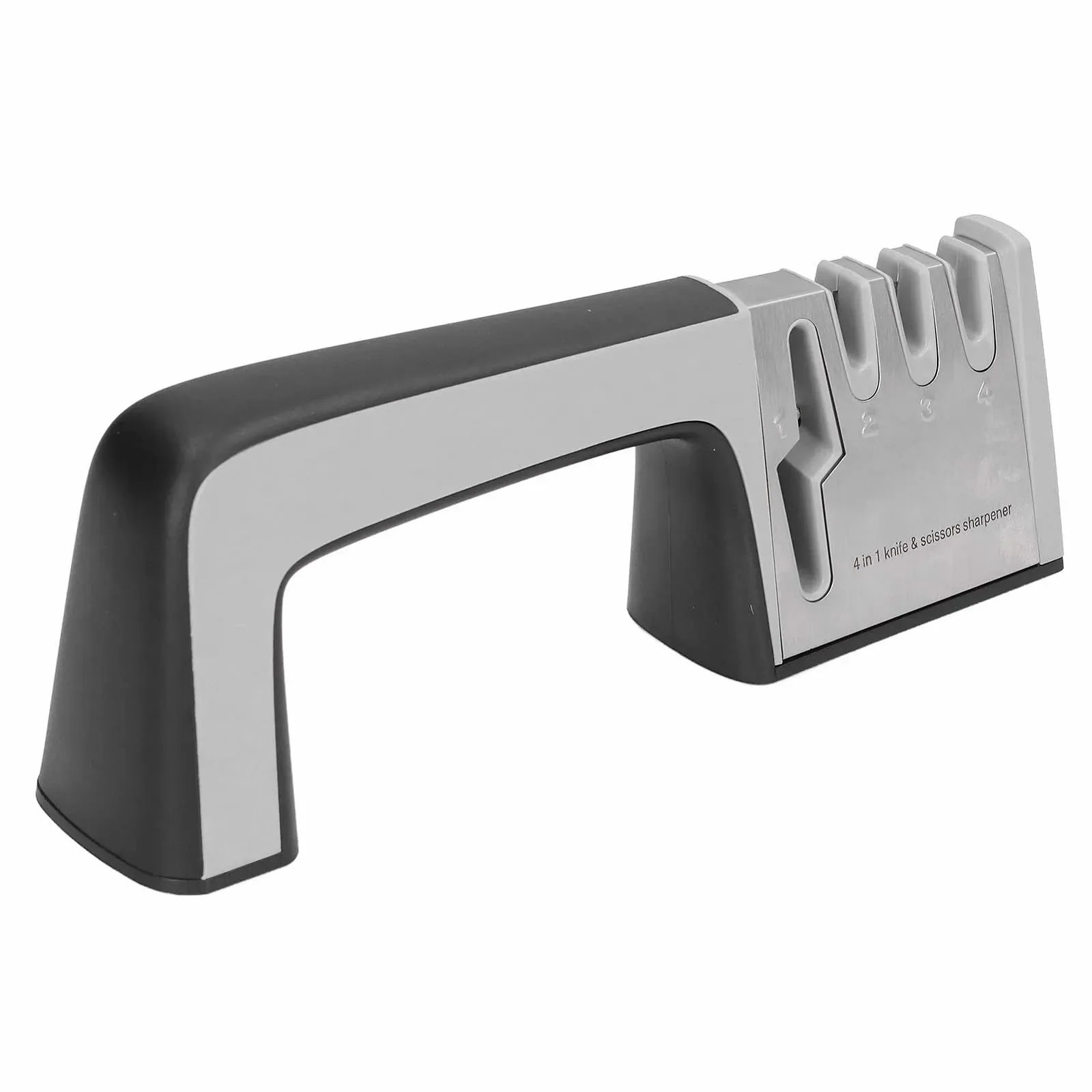 Точило для ножів та ножиць Швидке заточування Нековзна основа Компактне Міцне, фото №3