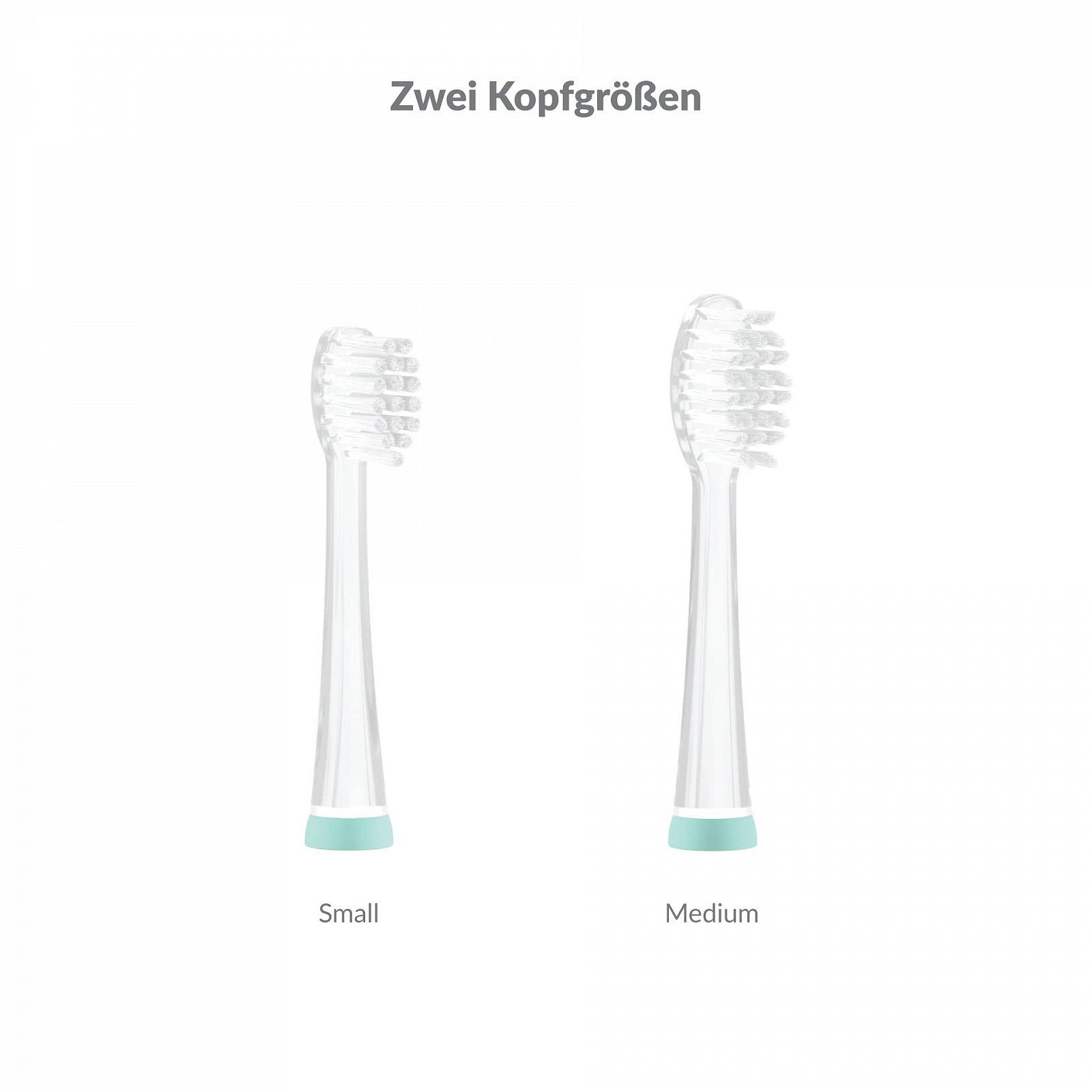 Звукова зубна щітка TrueLife SonicBrush Kid G для дітей 5-9 років таймер м'яка щетина 30 наклейок LED-підсвічування на батарейках компактний дизайн, фото №6