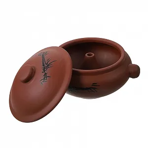 Кастрюля для запекания Lurrose керамическая термостойкая для супов и медленного тушения - Фото 1