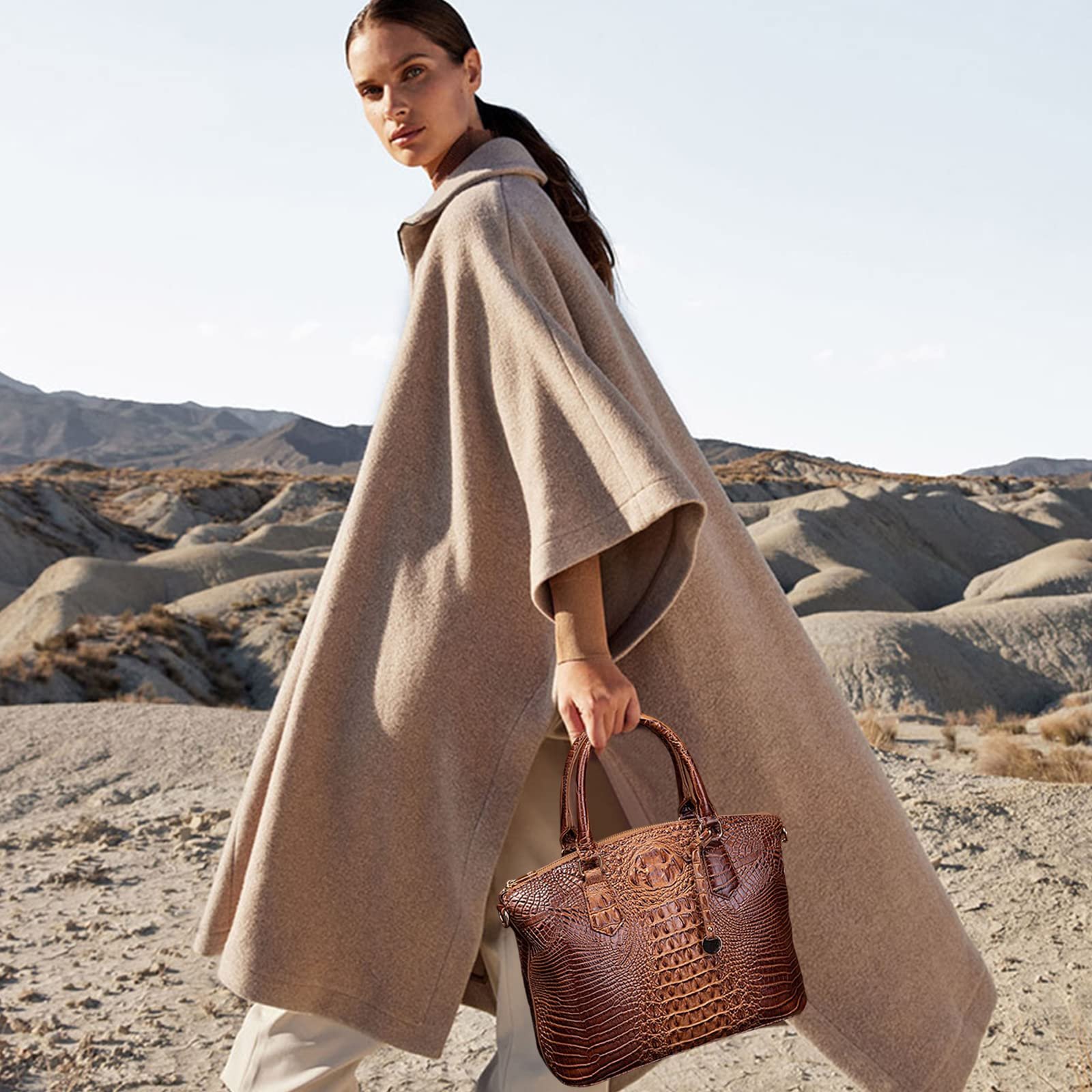 Сумка жіноча NICOLE & DORIS Середня Крокодил, фото №2