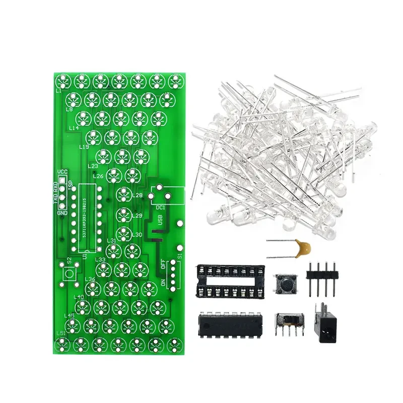Радиоконструктор электронные песочные часы DIY KIT 5V, фото №3