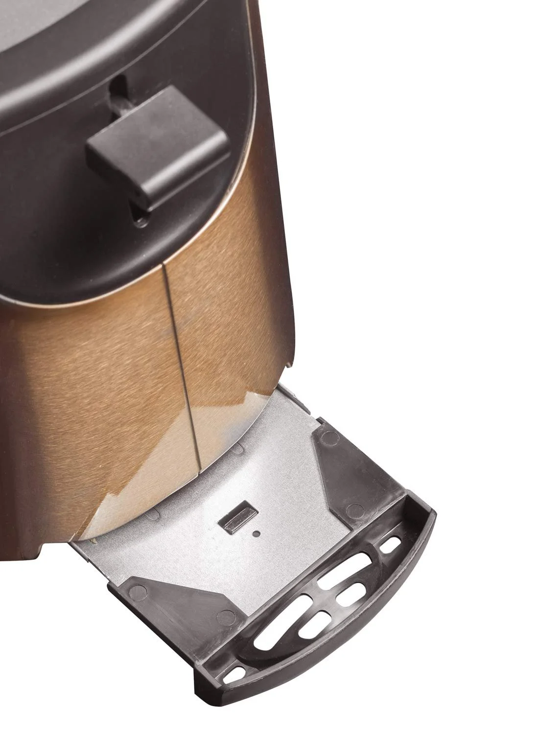 Тостер Bestron 1000W Мідний Нержавіюча сталь з 2 камерами для смаження, висувним ящиком для крихт та насадкою для підігріву булочок, фото №3