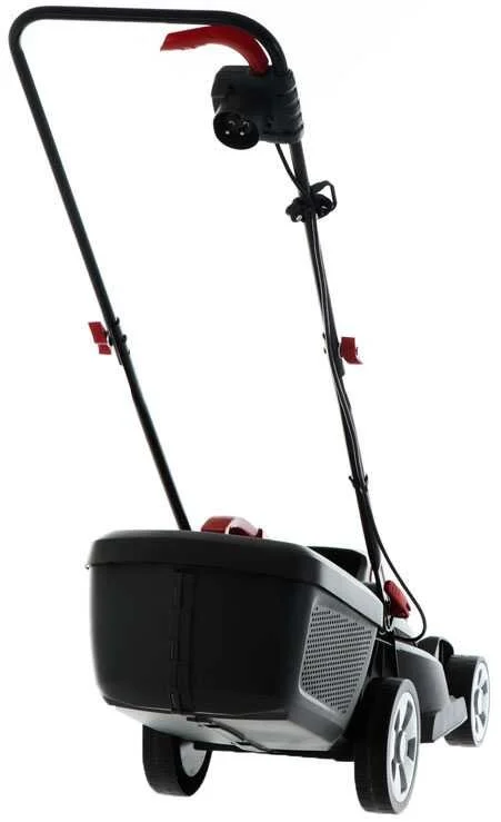 Мережева газонокосарка електрична CASTELGARDEN XE 36 / 1200W / до 300 м² / 34 см ширина різання / 35 л колектор / Чорний-червоний, фото №3