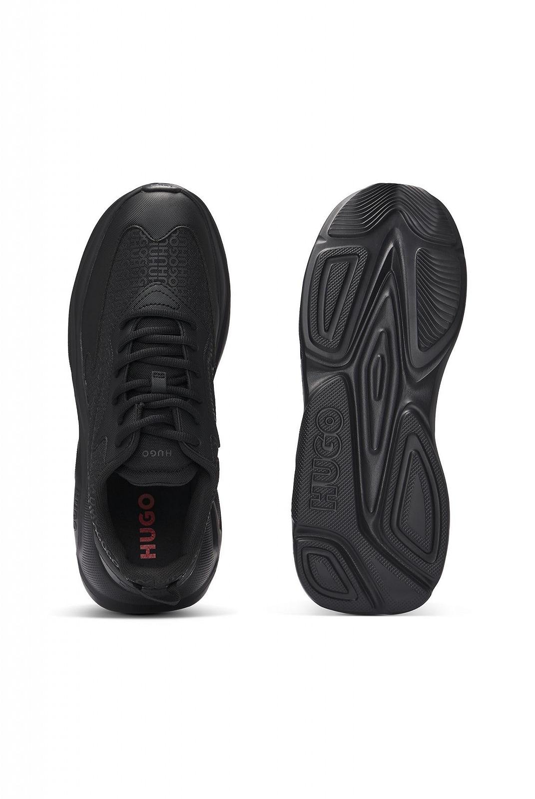 Кросівки HUGO Leon Runn З різних матеріалів з монограмами та підошвою EVA, фото №4 Кросівки HUGO Leon Runn З різних матеріалів з монограмами та підошвою EVA, фото №4